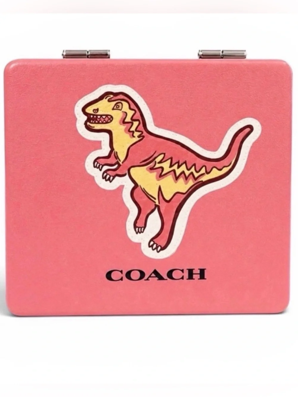 Coach Pink Rexy Compact Mirror NIB